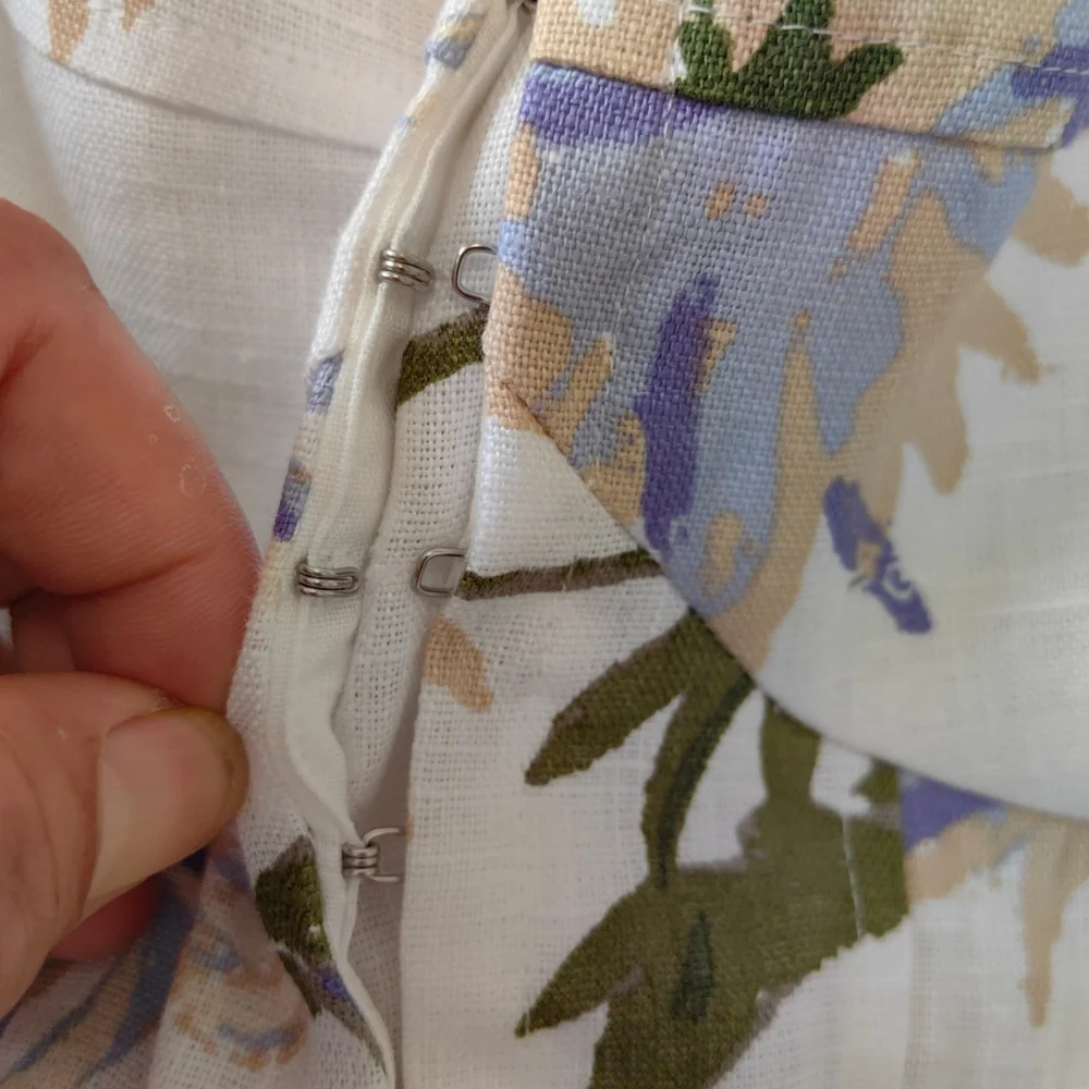 Reformation Anatolia Linen Two Piece Top And Skirt Set - Picture 11 of 15